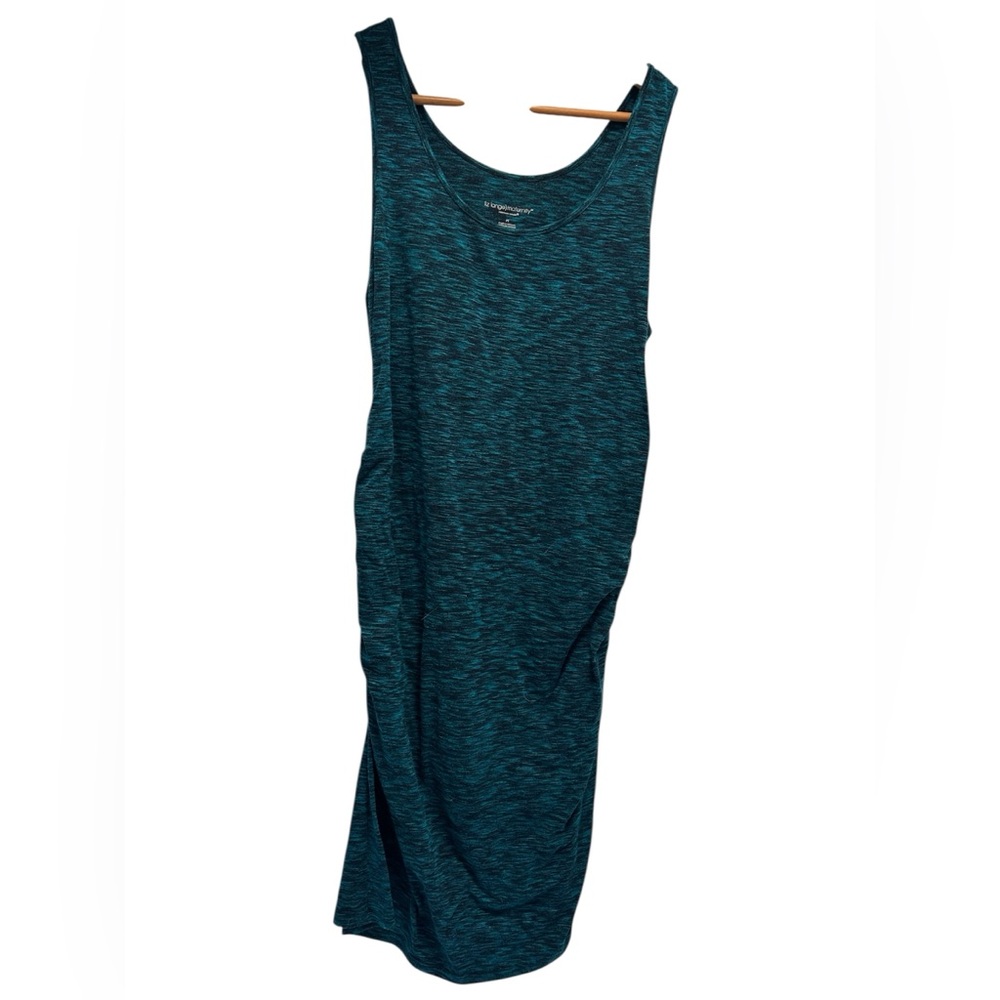 Liz Lange Maternity Teal Sleeveless Dress size medium